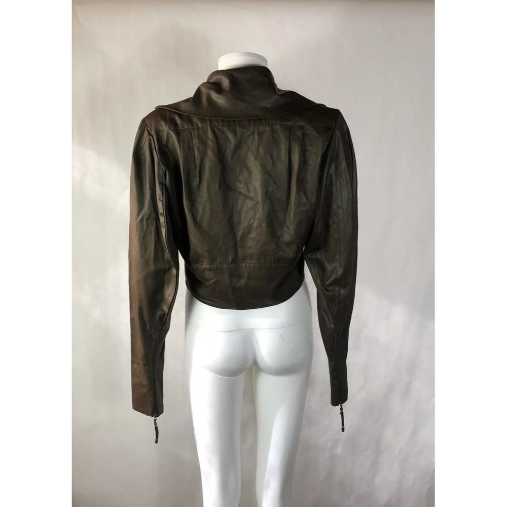 Rare Vtg Jean Paul Gaultier Brown Jacket M - Picture 3 of 7